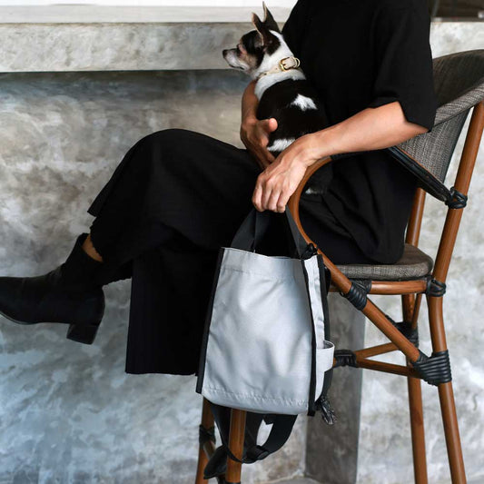 Daily Dog Walking Bag - Water resistance - 3 Ways Multifunction - Poop Bag Keyring Towel Bottle Holder