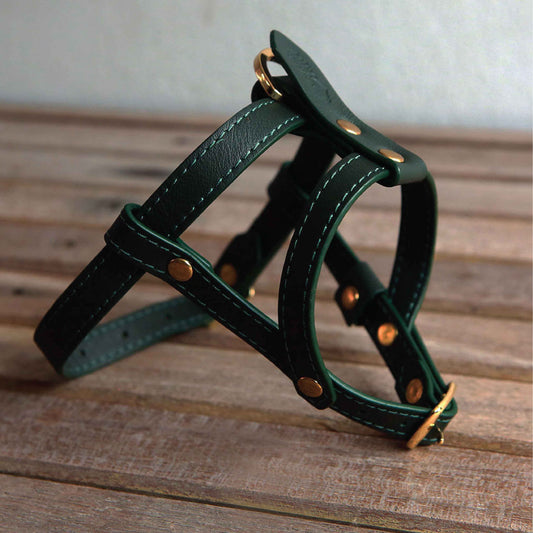 Classic Soft Leather Pet Harness