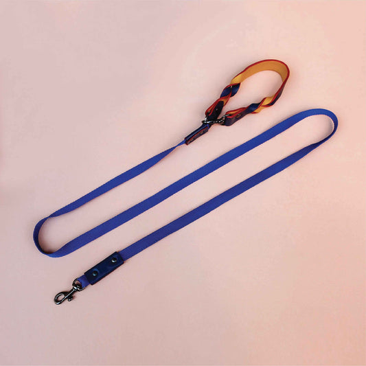 Twist Lightweight Soft Leather Handle Pet Leash