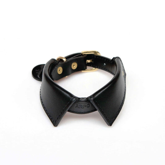 Spread shirt Thin Soft Leather Pet Collar