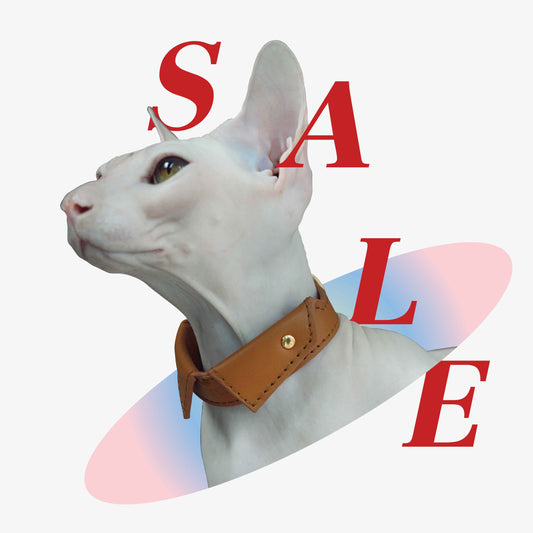 [SALE30%] Spread shirt Thin Soft Leather Pet Collar