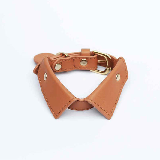 [SALE30%] Spread shirt Thin Soft Leather Pet Collar