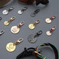 Pet ID tag gold stainless steel (THICK) easy hook Personalized engraved